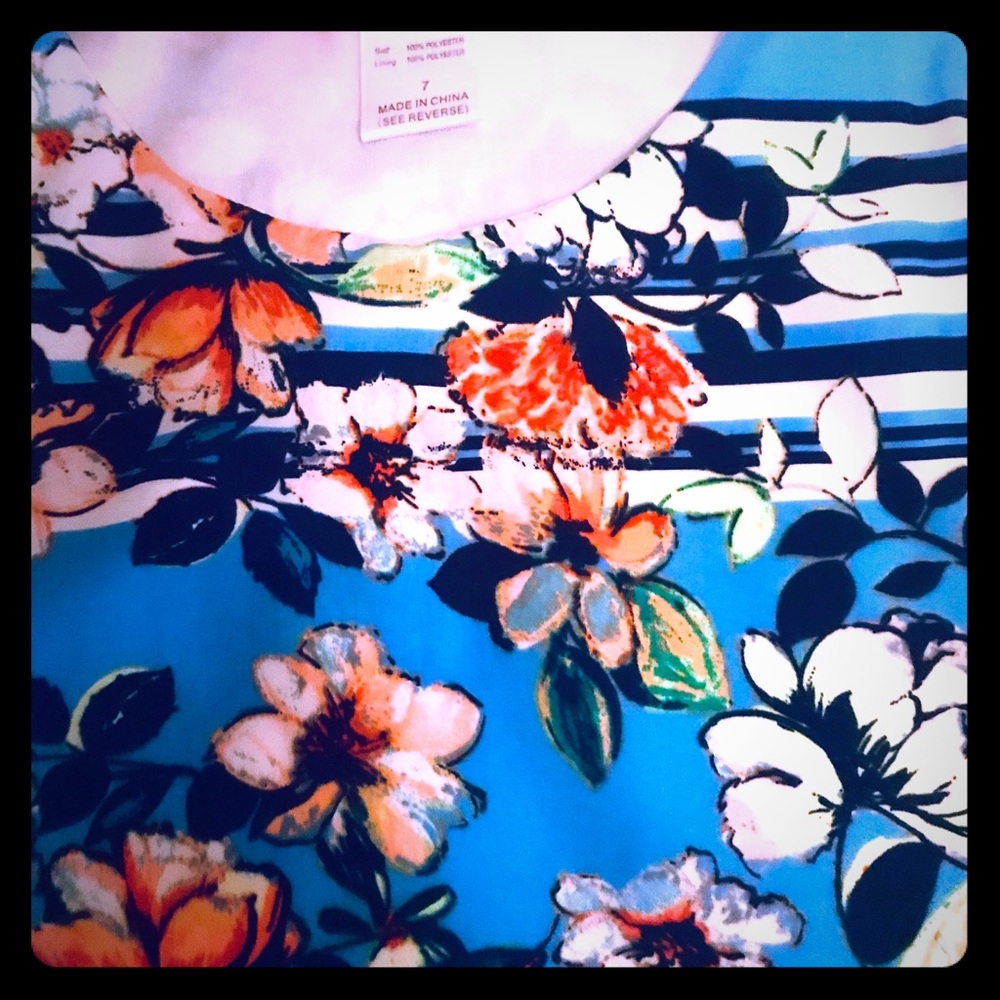 Jenna and Jessie Toddler Girls Floral Dress